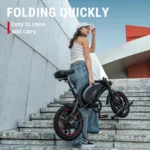 DYU D3F 14in Mini Folding E-Bike, 250W, 50KM Range - Image 2