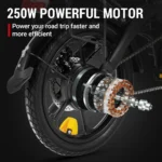 DYU A1F Pro 16in Folding E-Bike, 250W, Easy Storage - Image 7