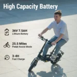DYU C3 14in Folding E-Bike, 250W, Compact Design - Image 11
