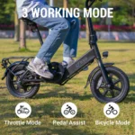 DYU C3 14in Folding E-Bike, 250W, Compact Design - Image 12