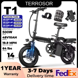 DylanBikes Select 500W Folding Electric Bike product image