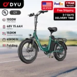 DYU C9 1000W Fat Tire Electric Bike product image