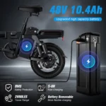 DEEPOWER A14 500W Commuter Electric Bike product image