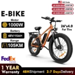 DylanBikes Select 1000W Fat Tire Electric Bike product image