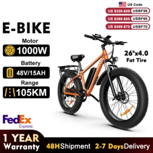 DylanBikes Select 1000W Fat Tire Electric Bike product image