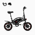 DYU D3F 14in Mini Folding E-Bike, 250W, 50KM Range - Image 7
